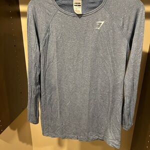 Gymshark Blue Long Sleeve Top